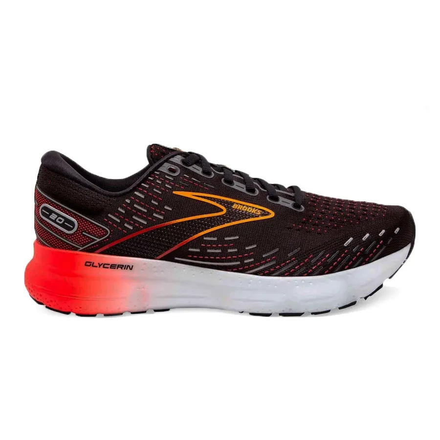 Imagen 0 de 5 de Zapatillas Brooks Glycerin 20-NEGRO/NARANJA/ROJO