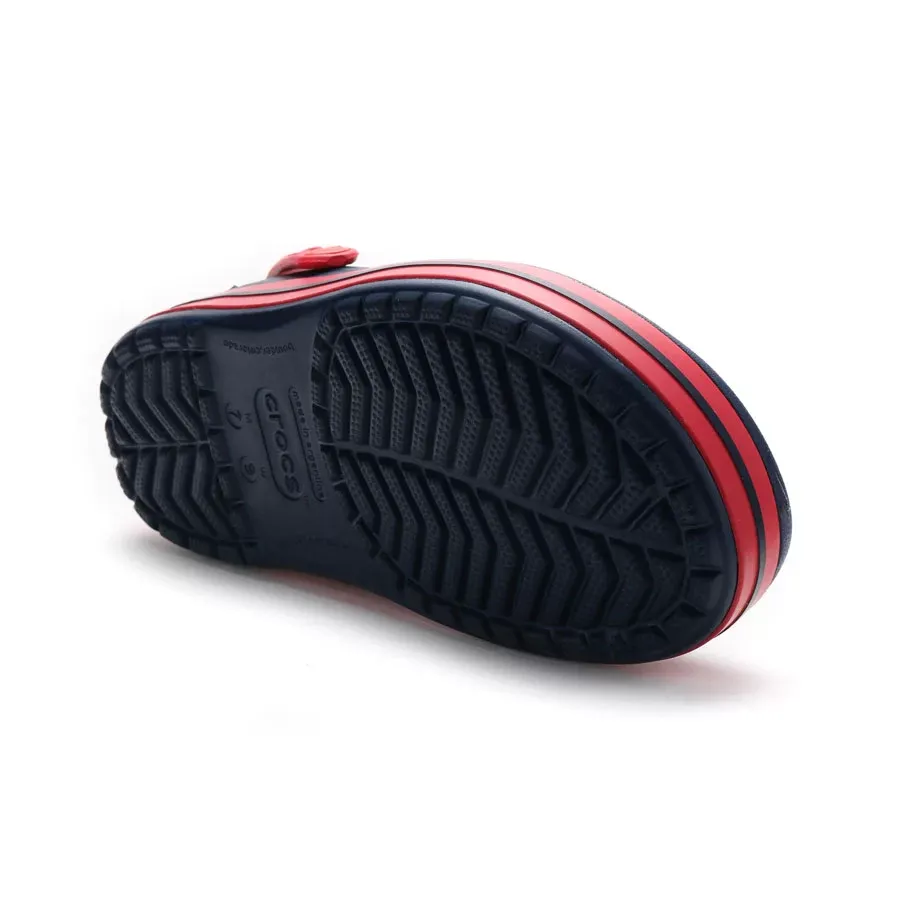 Imagen 3 de 5 de Ojotas Crocs Crocband-MARINO/ROJO