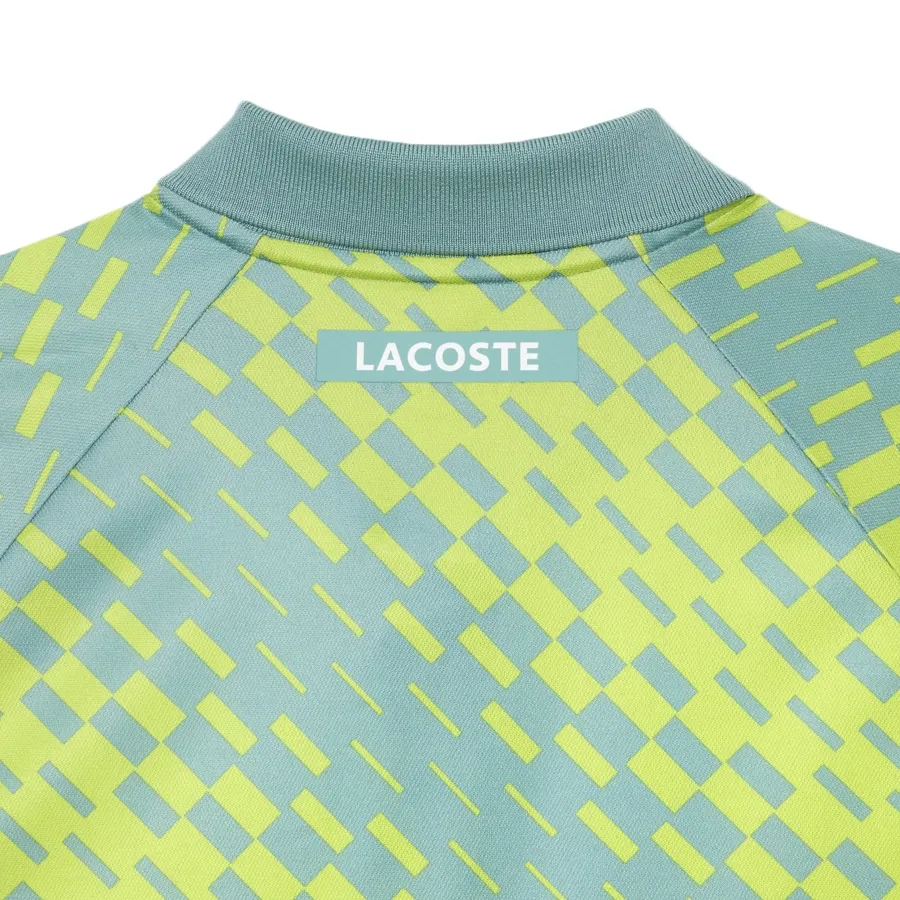 Imagen 3 de 5 de Remera Lacoste Novak Djokovic-VERDE/LIMA