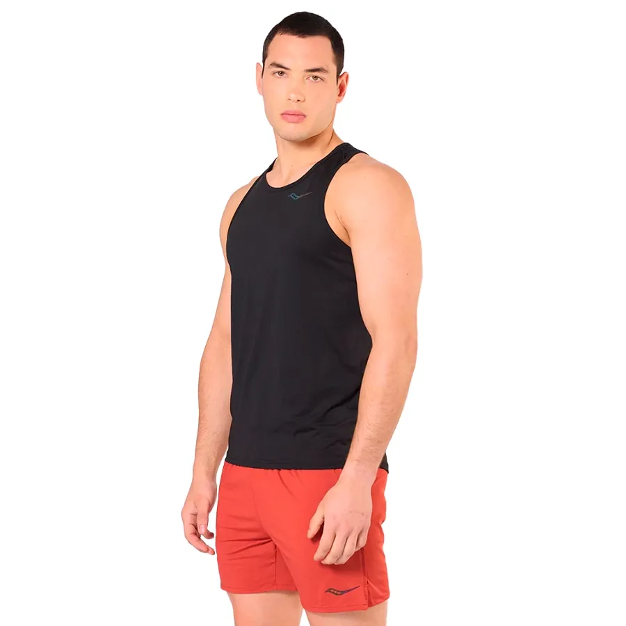 Imagen 1 de 4 de Musculosa Saucony Stopwatch Single-NEGRO