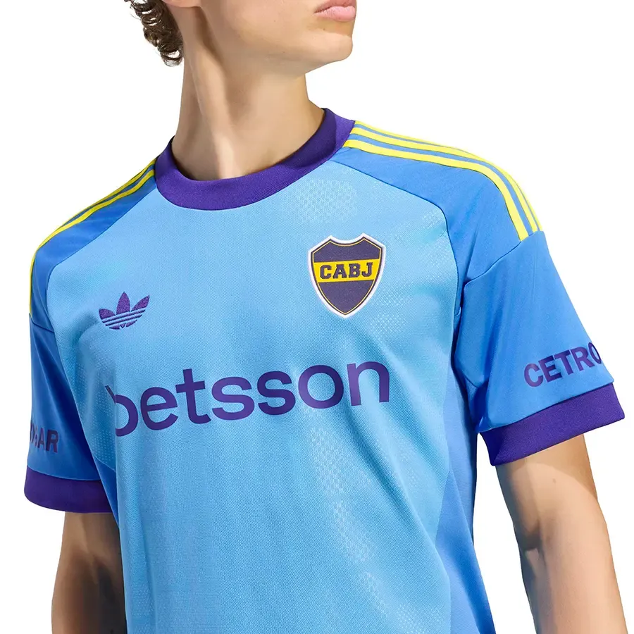 Imagen 4 de 6 de Camiseta adidas originals Alternativa De Arquero Boca Juniors 26/27-CELESTE/MARINO