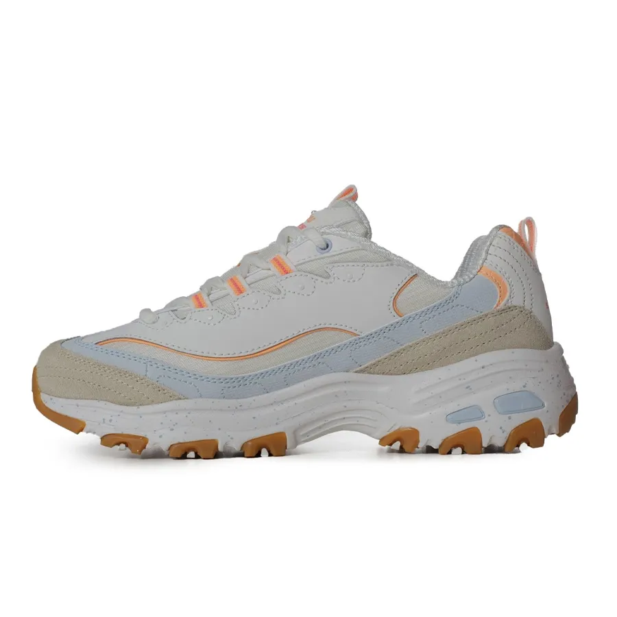 Imagen 2 de 5 de Zapatillas Skechers D´Lites-BLANCO/CELESTE/CORAL
