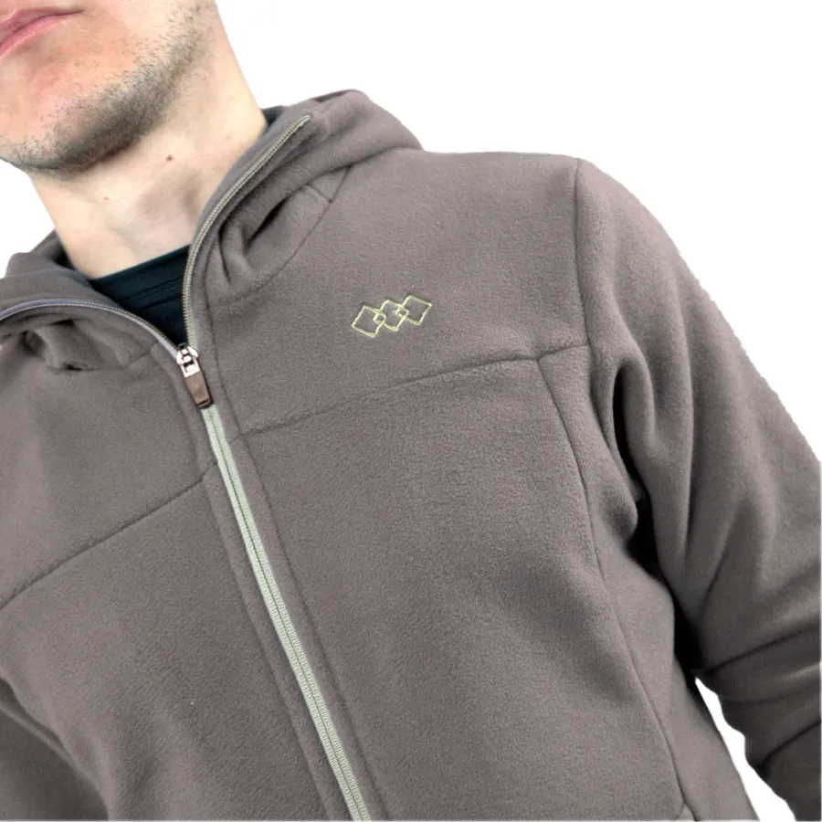 Imagen 4 de 10 de Campera Kamp Micropolar Con Capucha-GRIS