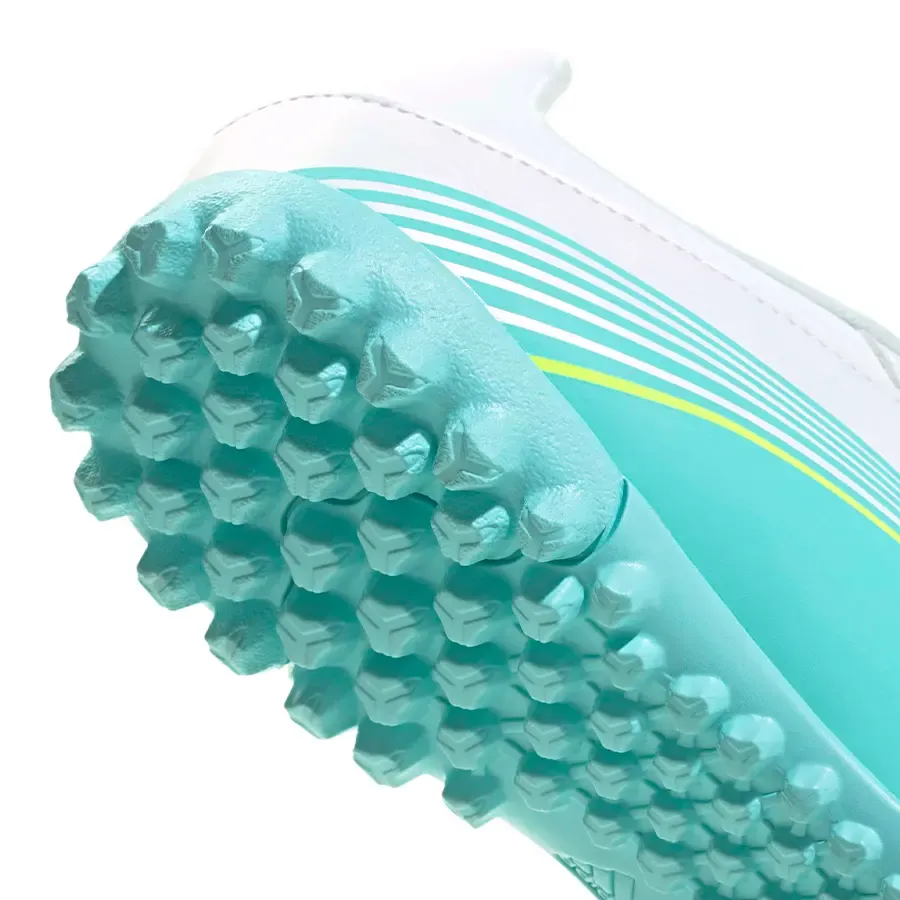 Imagen 6 de 7 de Botines adidas F50 Messi Club Tf-BLANCO/TURQUESA/FUCSIA