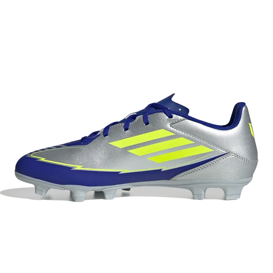 Imagen 2 de 7 de Botines adidas F50 Club Fg/Mg Messi-PLATA/VIOLETA/AMARILLO