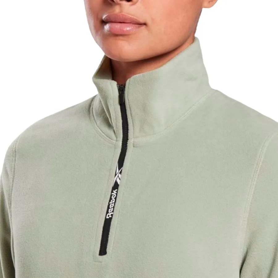 Imagen 2 de 3 de Buzo Reebok Ow Flc Q Zip-GRIS