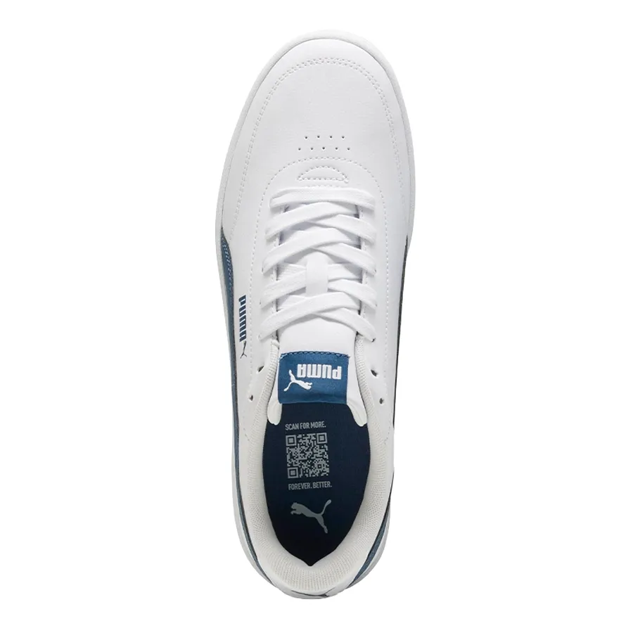 Imagen 3 de 7 de Zapatillas Puma Court Classic Clean-BLANCO/AZUL
