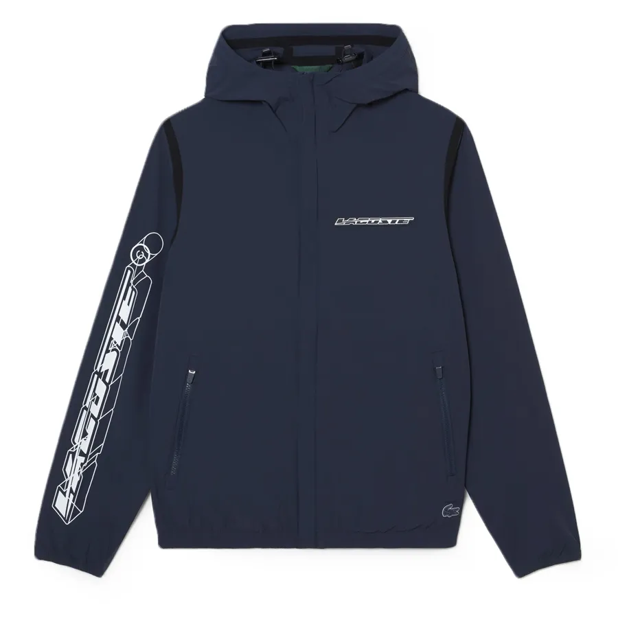 Imagen 0 de 7 de Campera Lacoste streetwear-MARINO/BLANCO