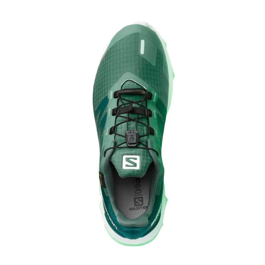Imagen 3 de 6 de Zapatillas Salomon Supercross 3 Gtx W-VERDE/BLANCO