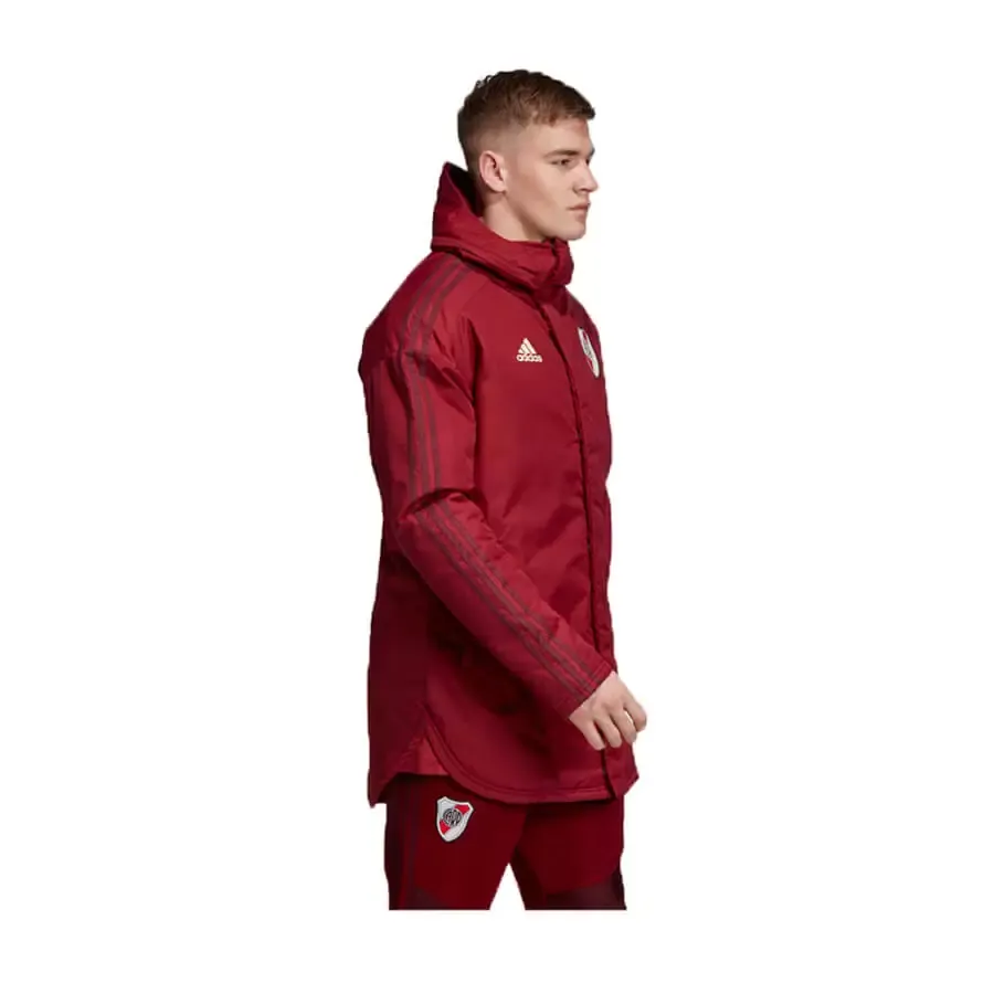 Imagen 0 de 5 de Campera adidas Parka Stadium River Plate-ROJO