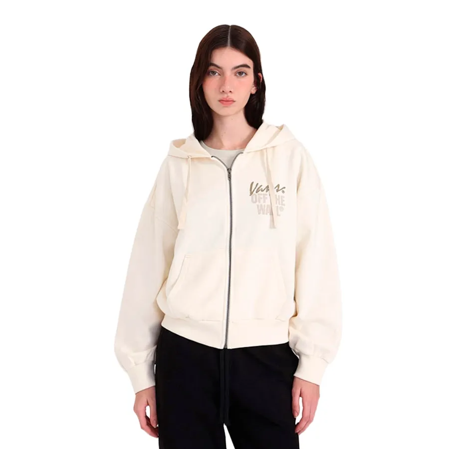 Imagen 0 de 3 de Campera Vans Ladywall Retro Zip-BLANCO