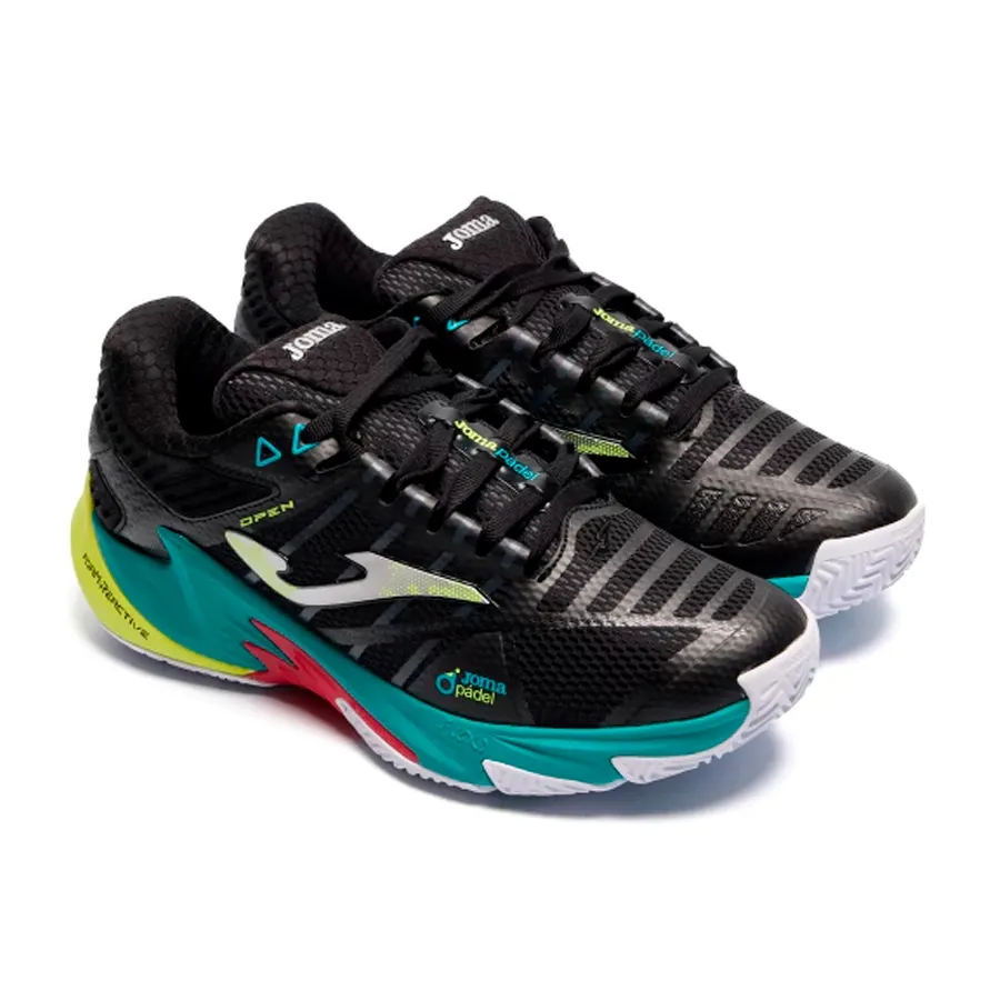 Imagen 3 de 9 de Zapatillas Joma Padel Open-NEGRO/BLANCO/AMARILLO FLUOR
