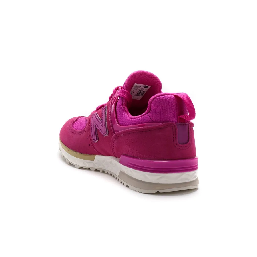 Imagen 2 de 4 de Zapatillas New Balance 574 Sport Grade-FUCSIA