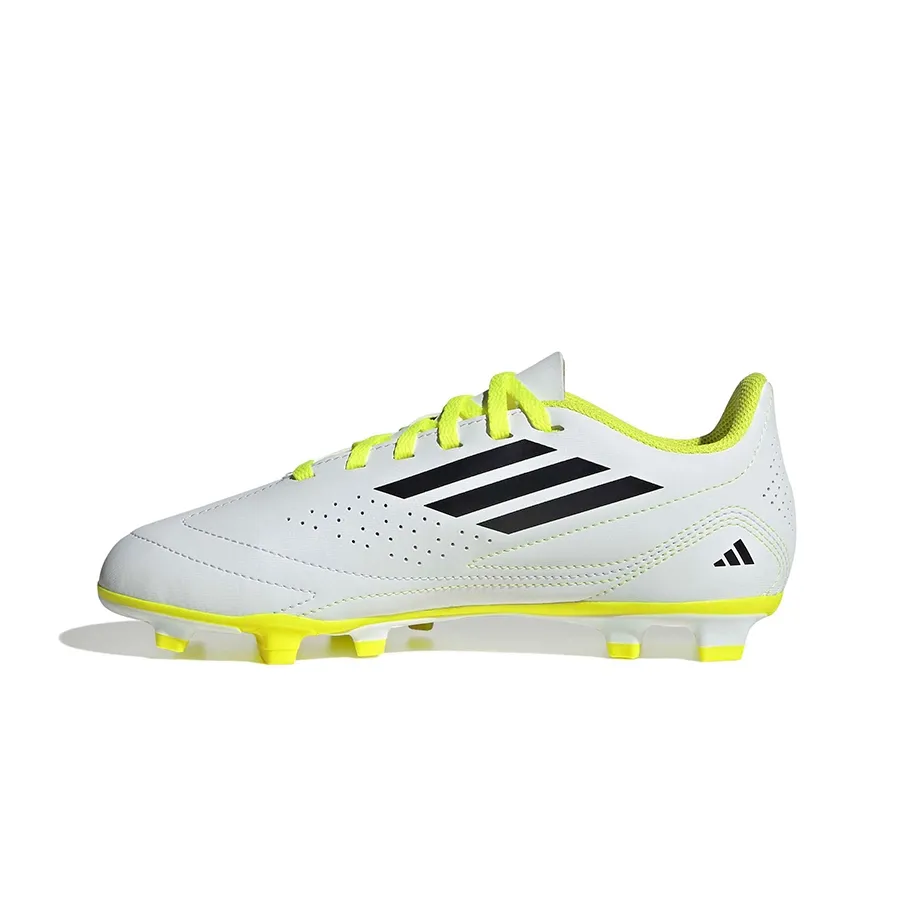 Imagen 2 de 7 de Botines adidas Deportivo 3 Flexible Ground Boots-BLANCO/NEGRO/AMARILLO FLUOR