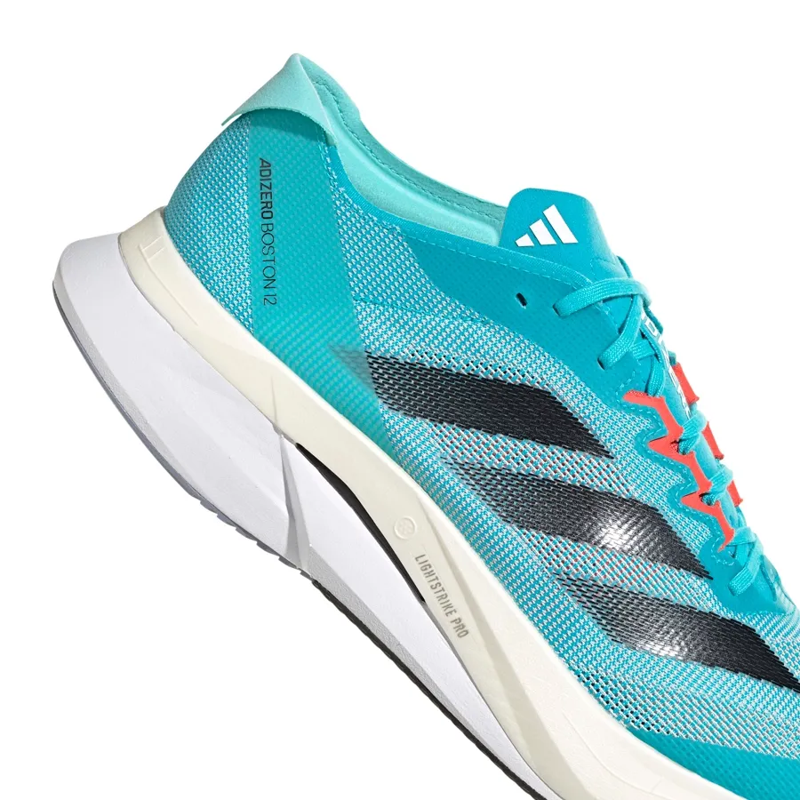 Imagen 5 de 8 de Zapatillas adidas Adizero Boston 12-TURQUESA/NEGRO/NARANJA