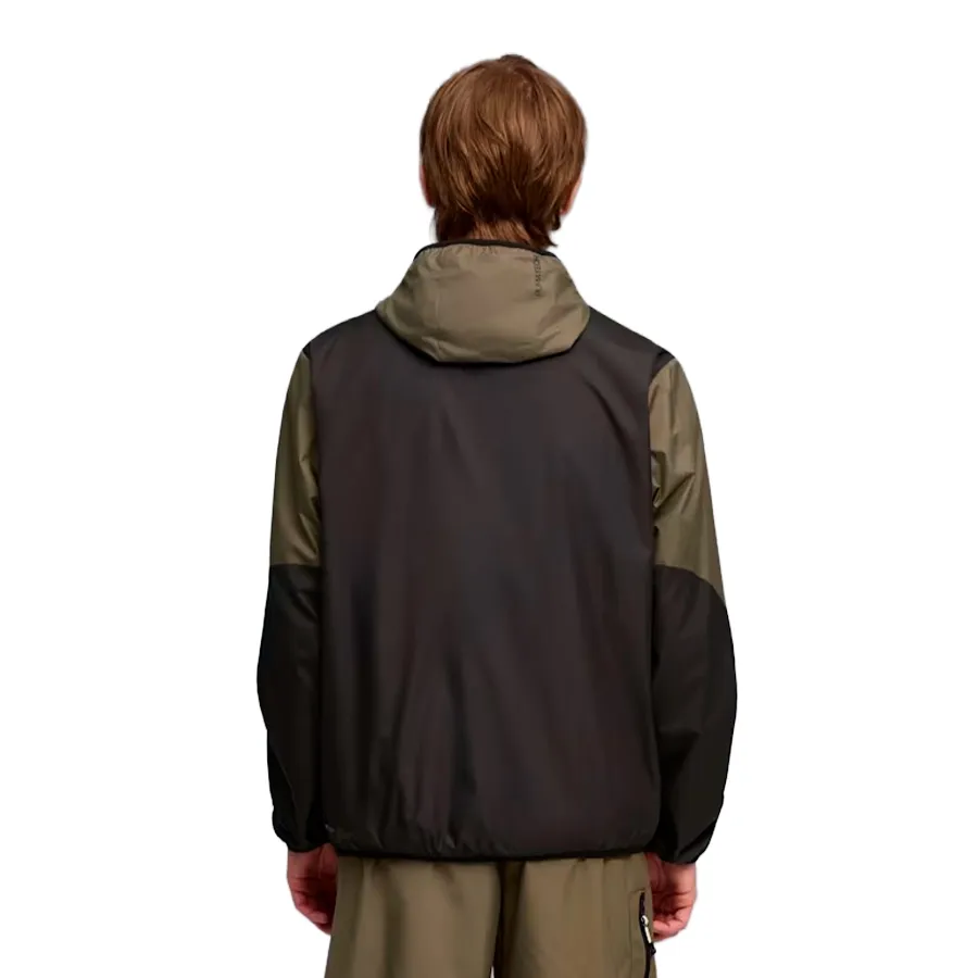 Imagen 1 de 5 de Campera Puma Tech Windbreaker-NEGRO/VERDE