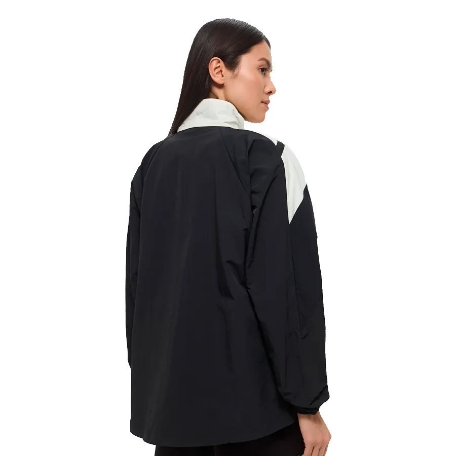Imagen 1 de 5 de Campera Reebok Open Hem vector track-NEGRO/HUESO