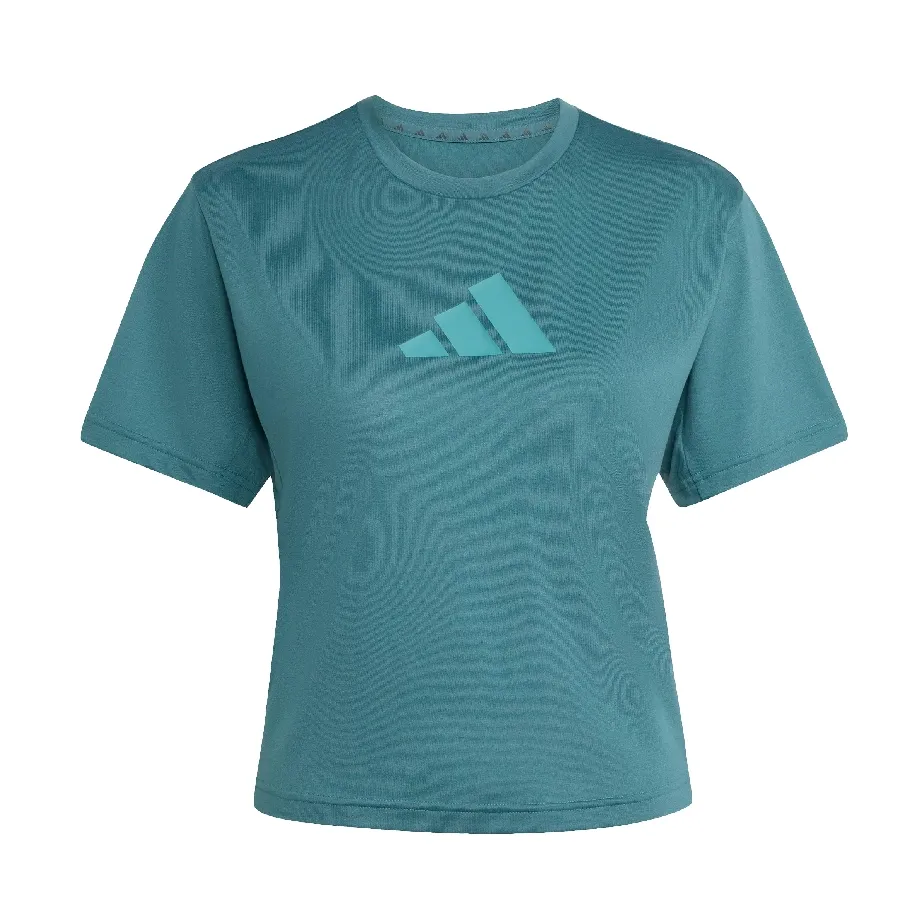 Imagen 2 de 5 de Remera adidas Train Essentials Big Logo Performance-PETROLEO