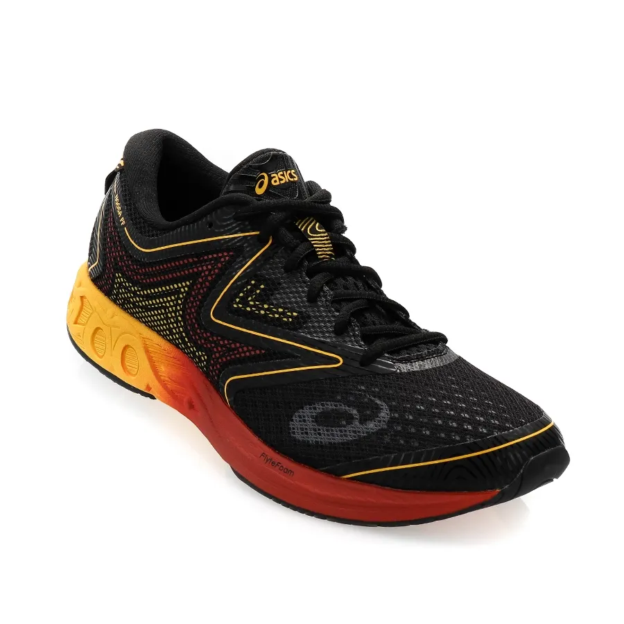 Imagen 3 de 4 de Zapatillas Asics Noosa Ff M-NEGRO/ROJO/NARANJA