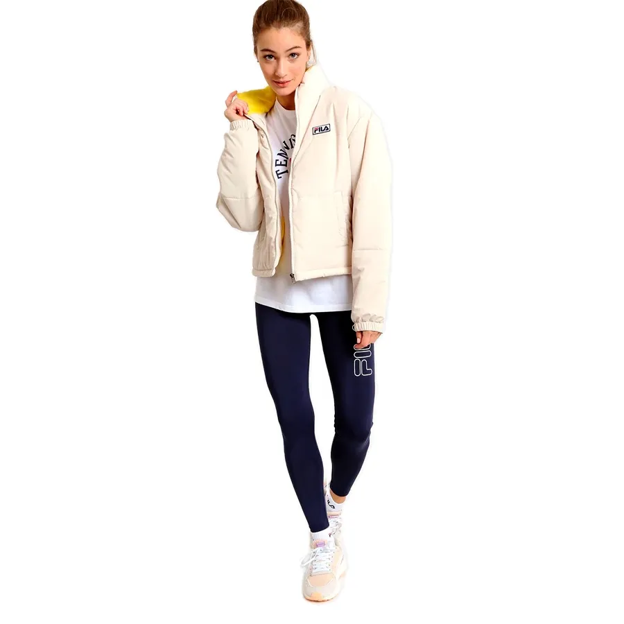 Imagen 3 de 6 de Campera Fila Soft Shine-CREMA