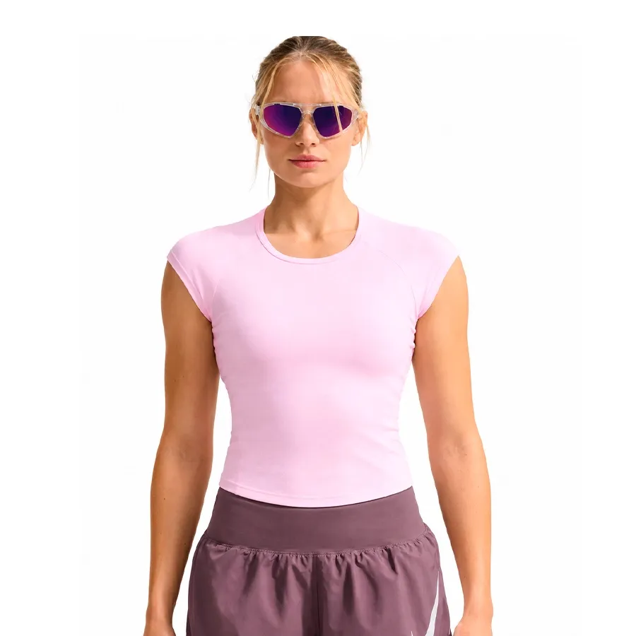 Imagen 0 de 4 de Remera Nike Tempo Swoosh Run-ROSA