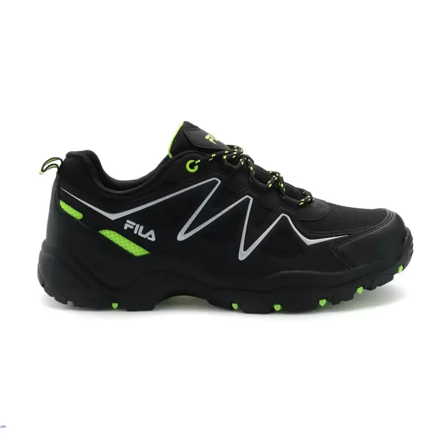 Imagen 4 de 5 de Zapatillas Fila Zermat-NEGRO/VERDE FLUOR