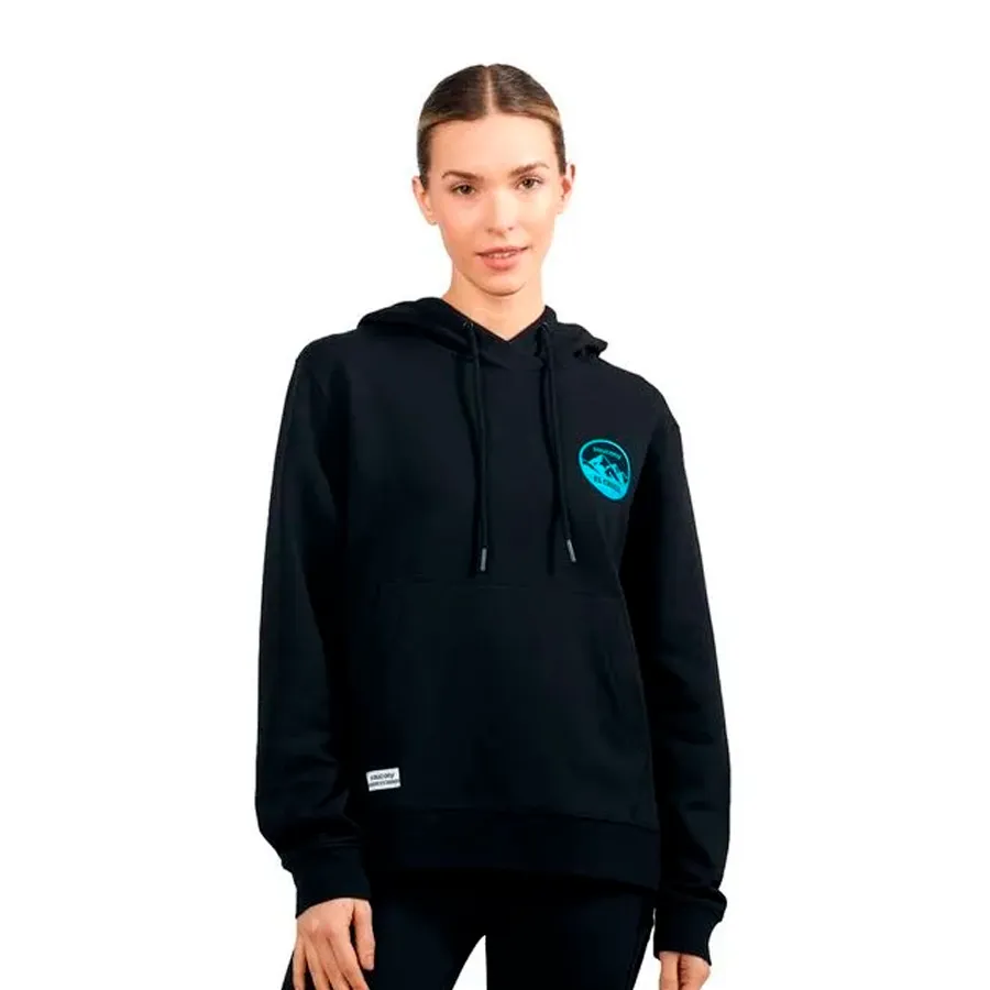 Imagen 0 de 8 de Buzo Saucony Rested El Cruce-NEGRO