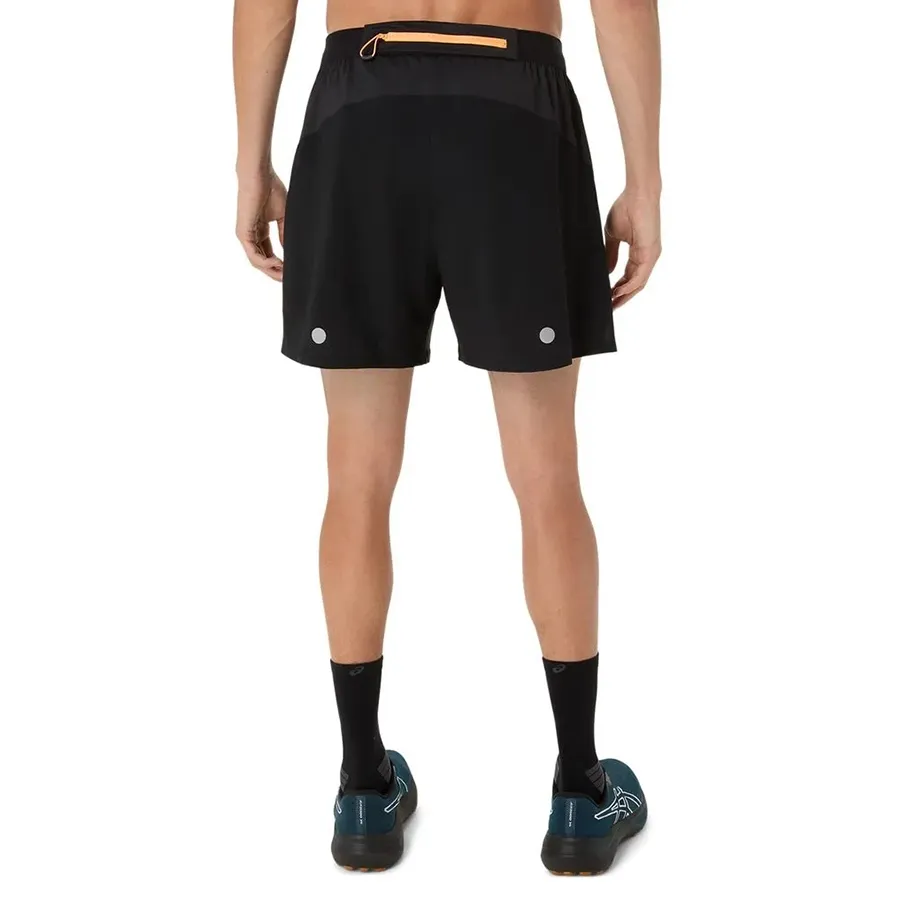 Imagen 1 de 5 de Shorts Asics Ujitrail All-Over Print 5In-NEGRO