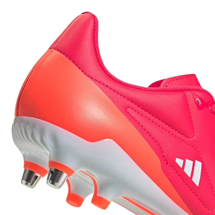 Imagen 4 de 7 de Botines adidas Rugby Rs15 Elite Terreno-CORAL FLUOR/NARANJA/BLANCO