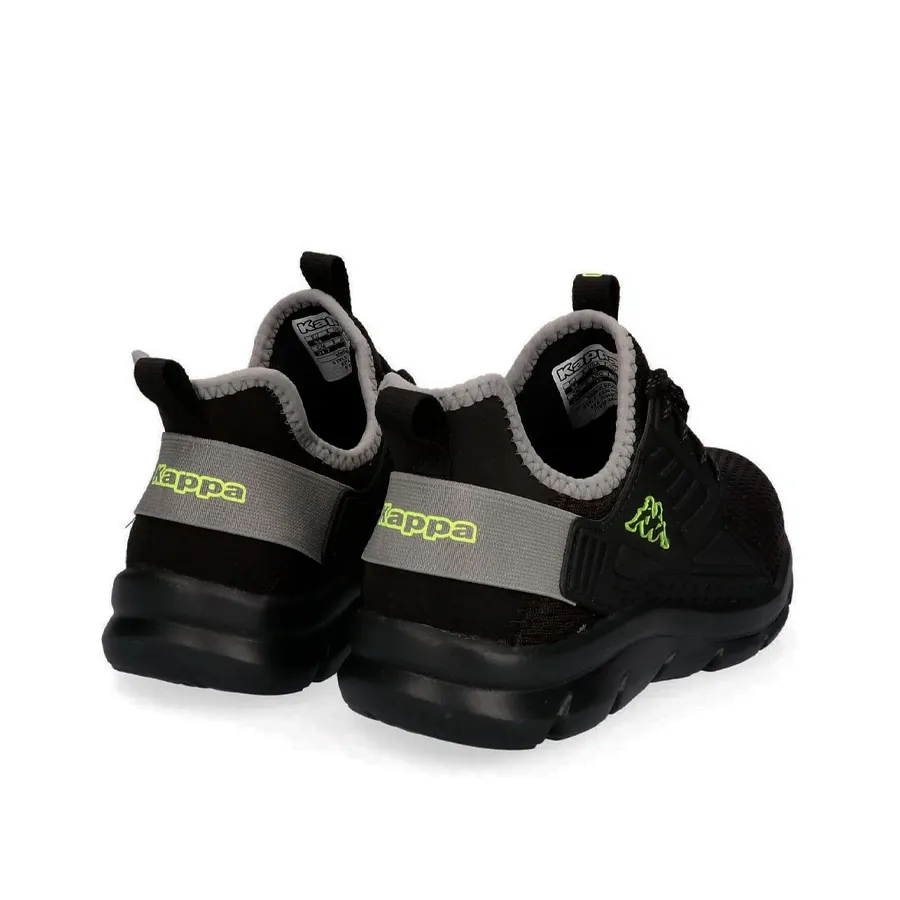 Imagen 3 de 5 de Zapatillas Kappa Porto Kids-NEGRO/GRIS