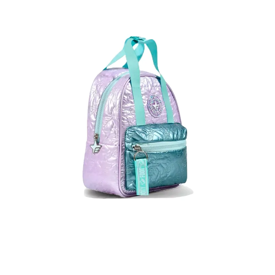 Imagen 1 de 3 de Mochila Footy 12" Puffer-VERDE/LILA