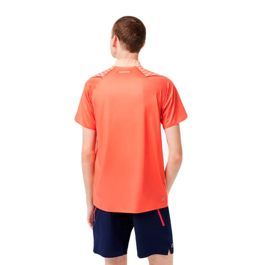 Imagen 1 de 4 de Remera Lacoste Novak Djokovic-NARANJA/CORAL