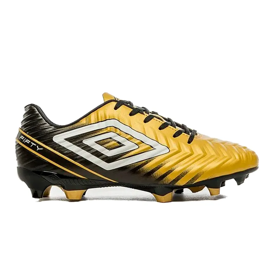 Imagen 0 de 5 de Botines Umbro Campo Fifty V-DORADO/NEGRO/BLANCO