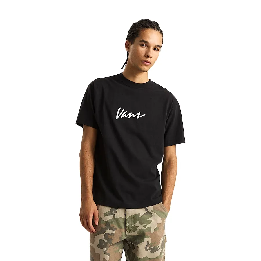 Imagen 1 de 4 de Remera Vans Classic Script Ss-NEGRO