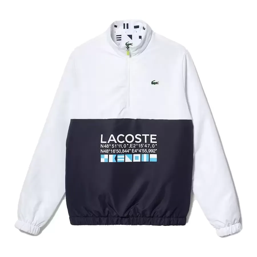 Imagen 1 de 2 de Buzo Lacoste -BLANCO/MARINO