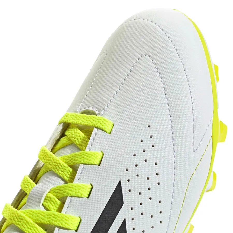 Imagen 5 de 7 de Botines adidas Deportivo 3 Flexible Ground Boots-BLANCO/NEGRO/AMARILLO FLUOR