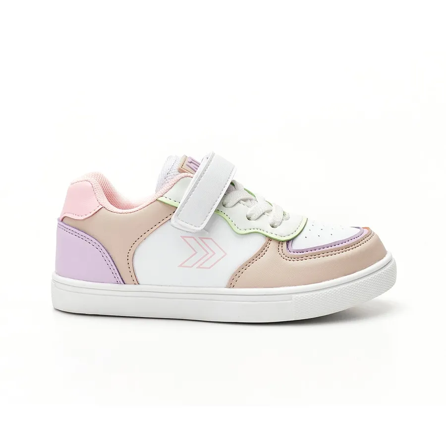 Imagen 0 de 3 de Zapatillas Atomik Ruelle Kids 23-BLANCO/LILA/ROSA