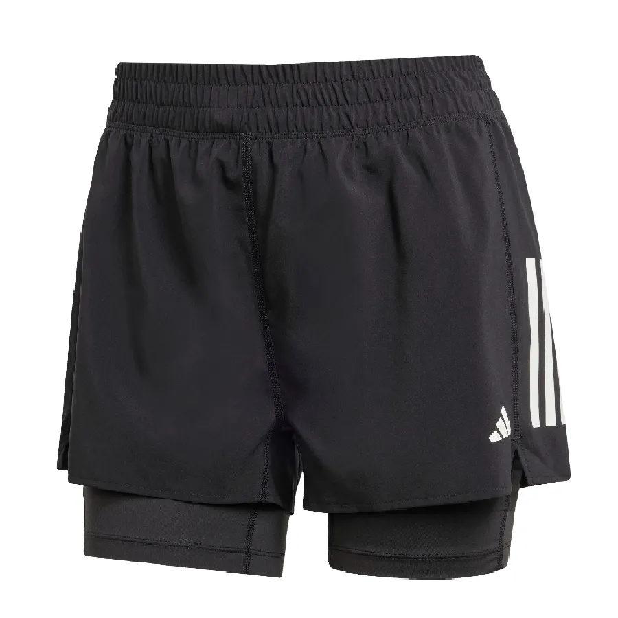 Imagen 2 de 5 de Shorts adidas Own the Run Climacool 2 en 1-NEGRO