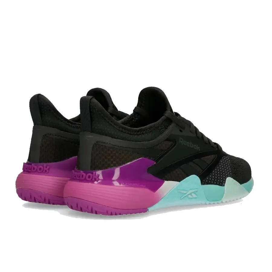 Imagen 2 de 5 de Zapatillas Reebok Nano Court-NEGRO/VIOLETA/CELESTE