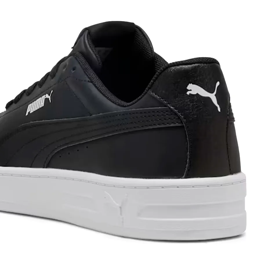 Imagen 6 de 7 de Zapatillas Puma Court Classic Clean-NEGRO