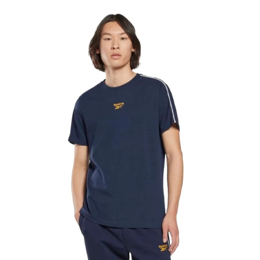 Imagen 1 de 3 de Remera Reebok Wor Piping-MARINO