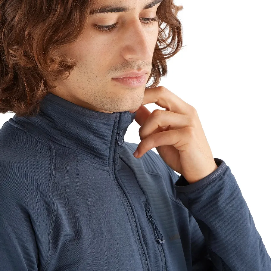 Imagen 3 de 6 de Campera Salomon Essential Lightwarm-AZUL NOCHE