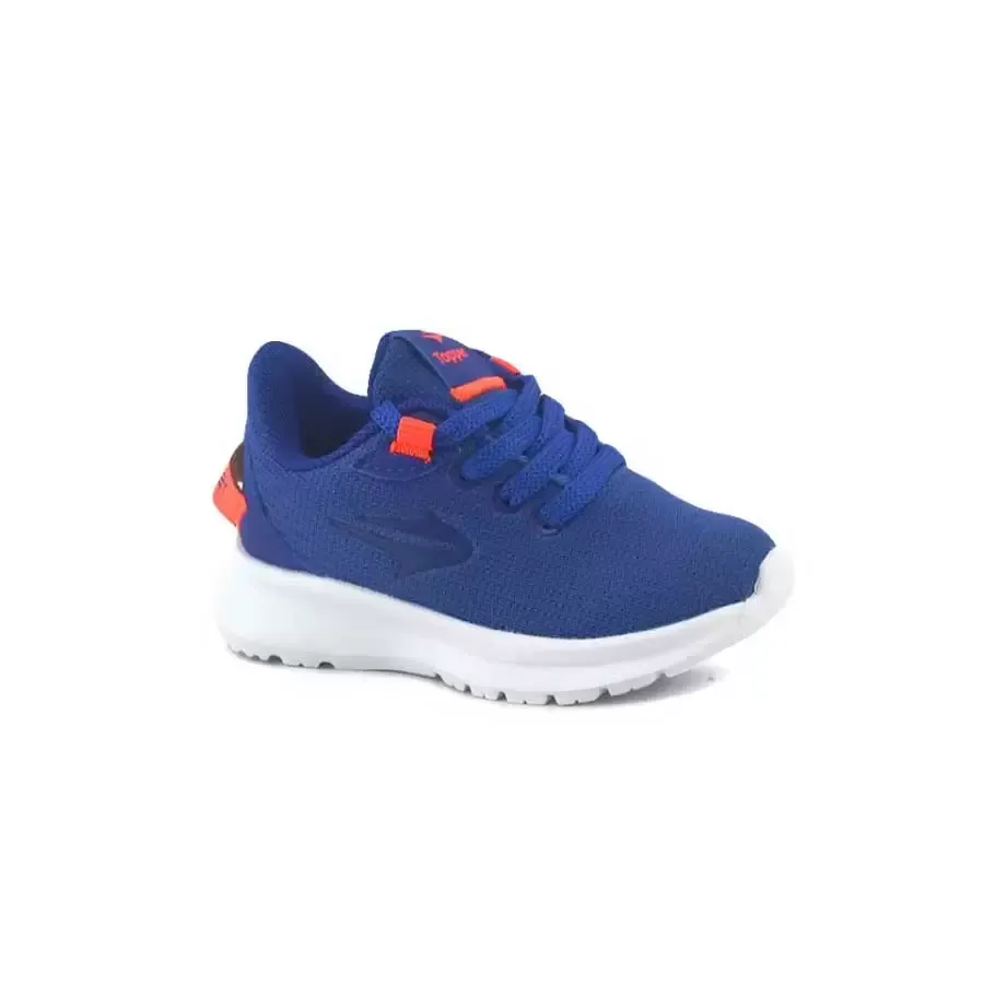Imagen 0 de 4 de Zapatillas Topper Lambi Bebe-AZUL/NARANJA