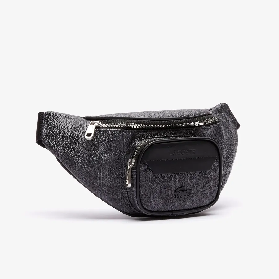 Imagen 2 de 4 de Riñonera Lacoste-NEGRO/GRIS