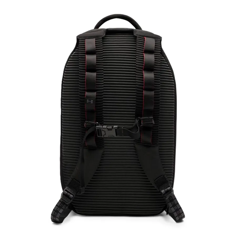 Imagen 3 de 9 de Mochila Under Armour No Weigh-NEGRO/ROJO