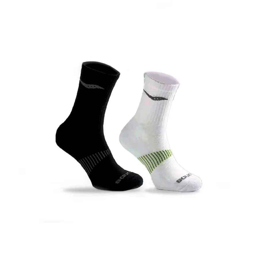 Imagen 0 de 1 de Medias Saucony Run Dry Crew-BLANCO/NEGRO