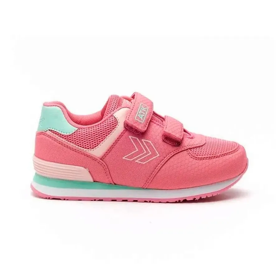 Imagen 0 de 4 de Zapatillas Atomik Casual Velcro Jamaica 22-ROSA/VERDE AGUA