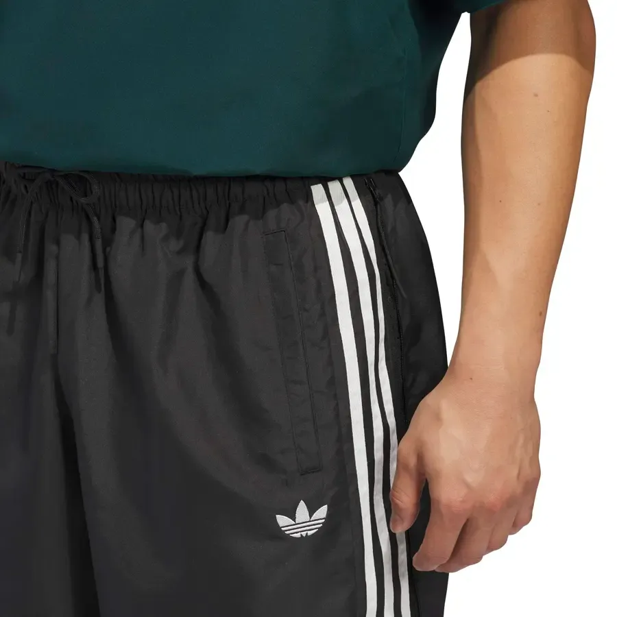 Imagen 3 de 5 de Pantalón adidas originals Windbreak-NEGRO/BLANCO