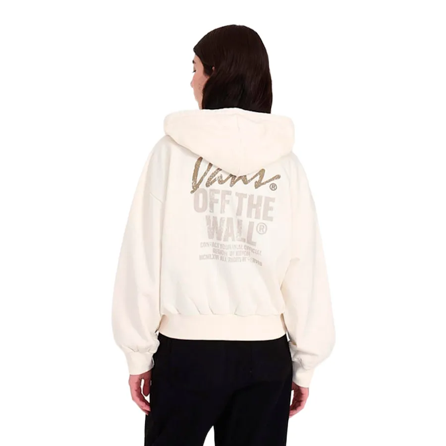 Imagen 1 de 3 de Campera Vans Ladywall Retro Zip-BLANCO
