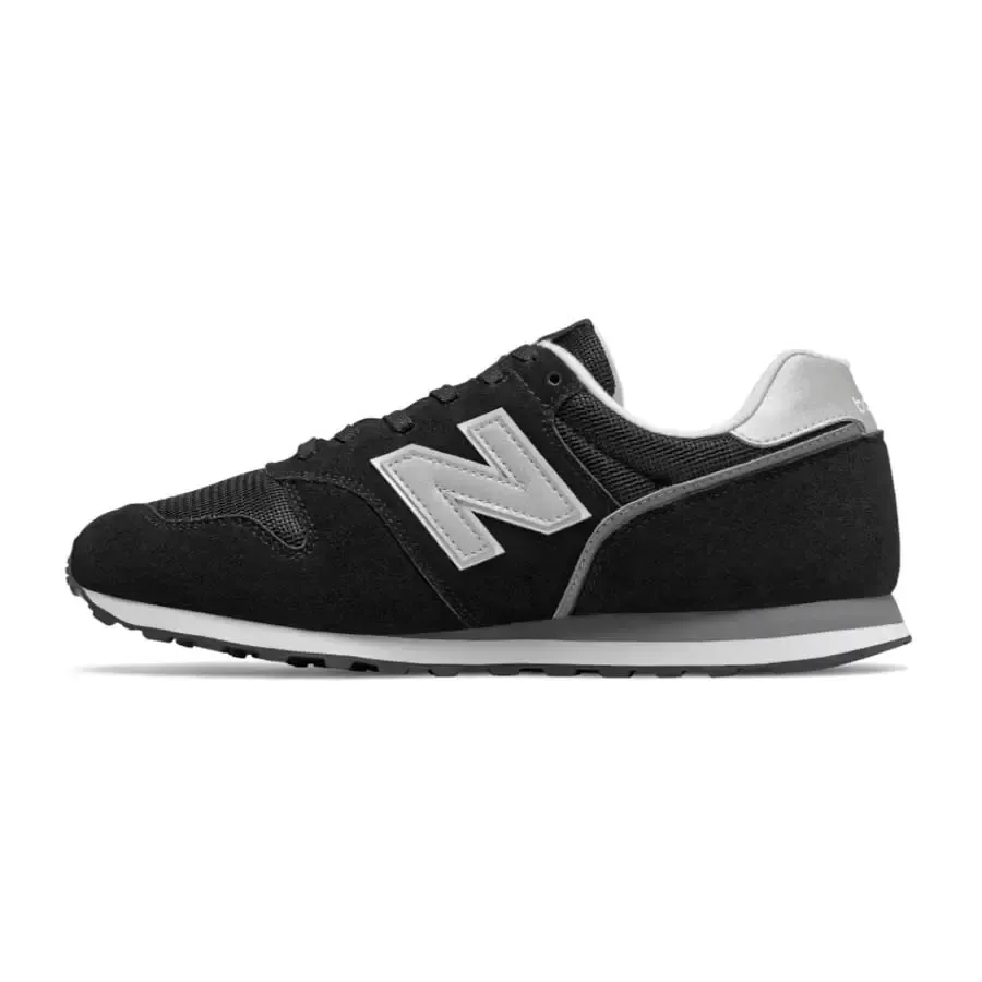 Imagen 2 de 4 de Zapatillas New Balance De Hombre  373-NEGRO/PLATA